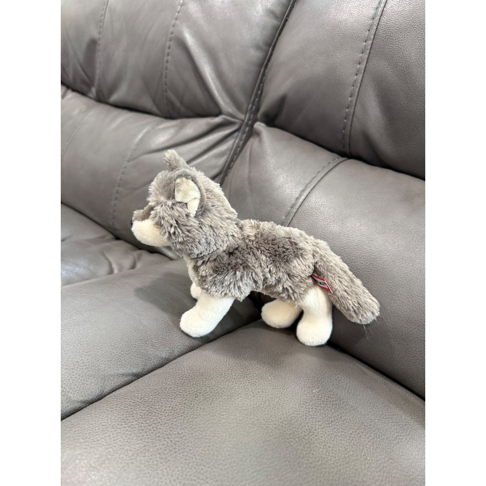 Douglas Cuddle Toys Grey Wolf Plush Standing Realistic Stuffed Animal Speedwell